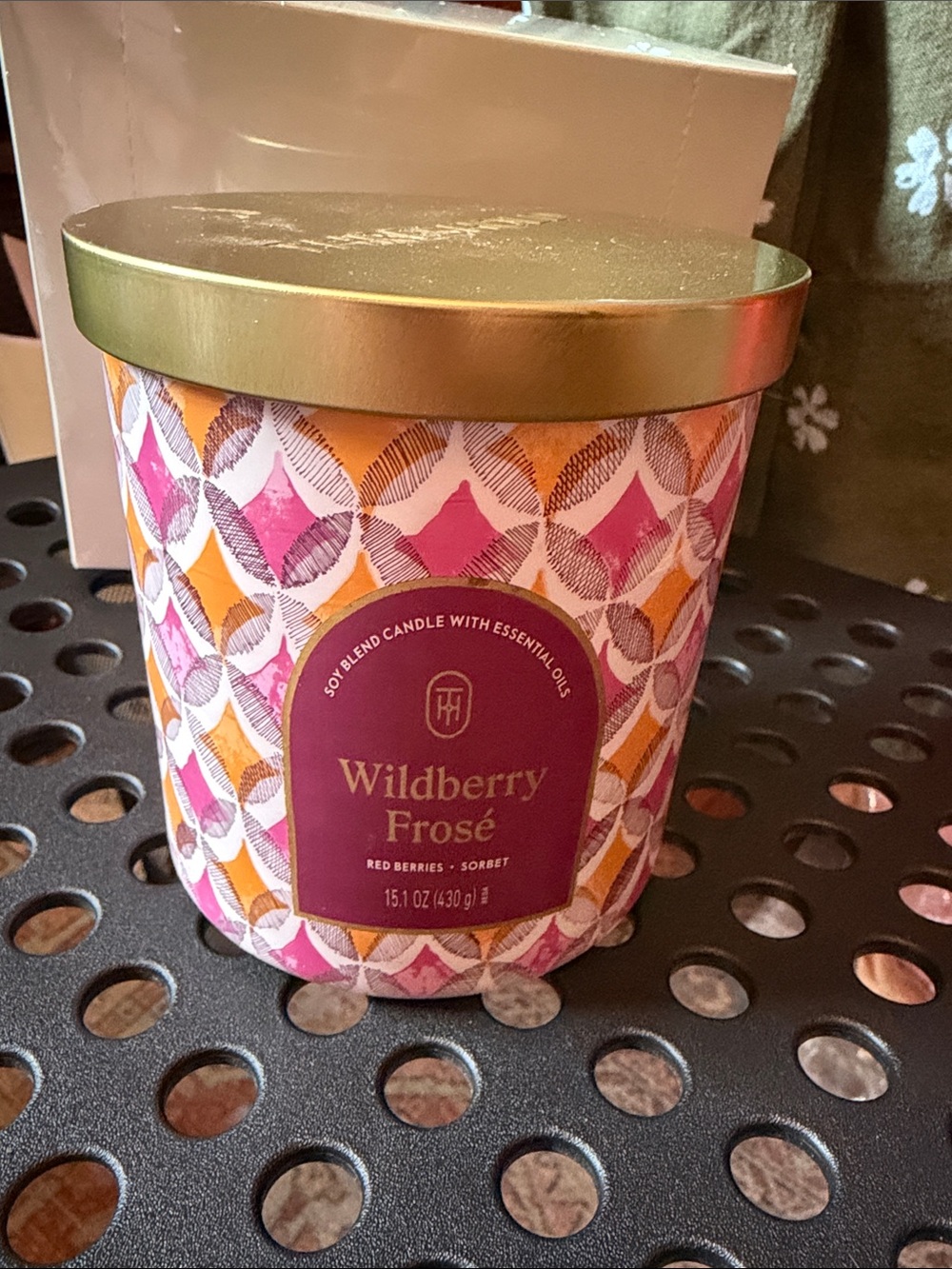 Threshold Wildberry Frose’ Candle